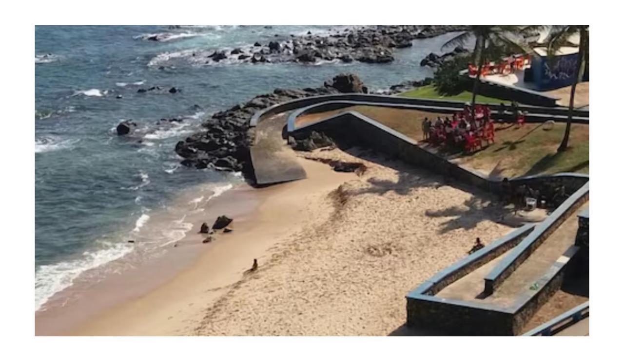 Apartamento Inteiro Frente Ao Mar De Ondina Salvador Bagian luar foto